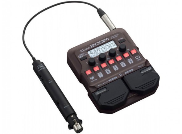 Efeitos para Guitarra/efectos de guitarra acustica Zoom A1 Four Acoustic FX Pedal 