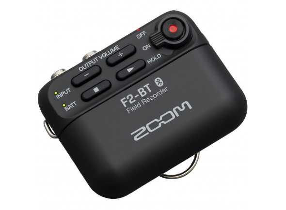 zoom f2 Microfone de lapela/Microfone de lapela Zoom  F2-BT Preto Gravador Portátil 32 bit SDHC/microSD