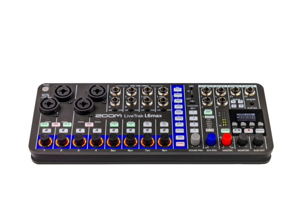 Gravador Digital Multipista/Grabadoras digitales Zoom LiveTrak L6max