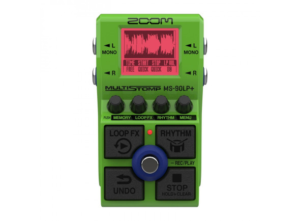  Pedal de efeito /looper Zoom  MS-90LP+ Multistomp Looper